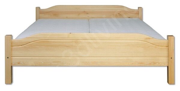 Drewmax Dřevěná postel 120x200 LK101 olše