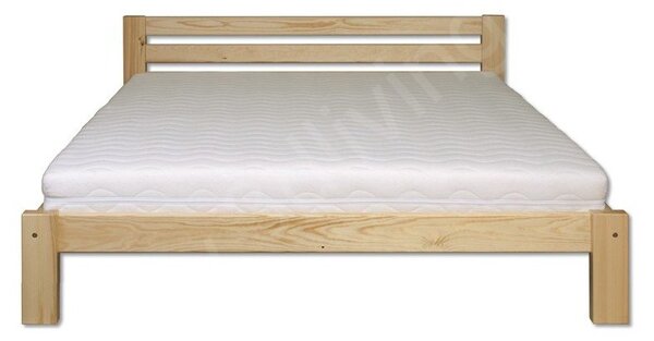 Drewmax Dřevěná postel 160x200 LK105 borovice