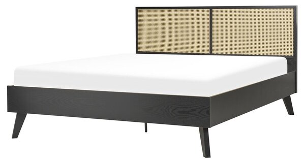Manželská postel 160 cm Monza (černá). 1081514