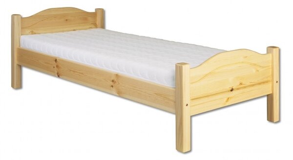 Drewmax Dřevěná postel 100x200 LK128 borovice