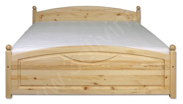 Drewmax Dřevěná postel 120x200 LK103 borovice