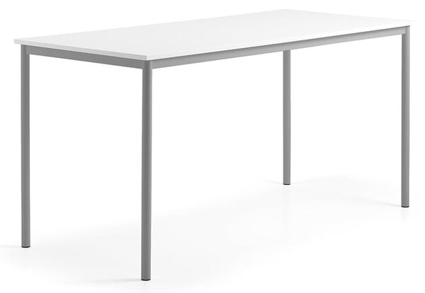 AJ Produkty Stůl BORÅS, 1800x800x900 mm, stříbrné nohy, whiteboard deska