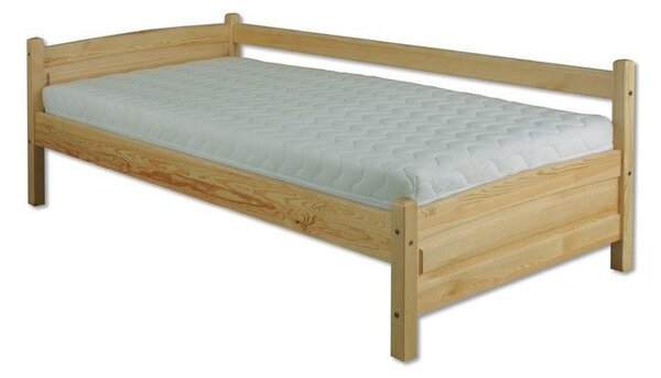 Drewmax Dřevěná postel 90x200 LK133 ořech