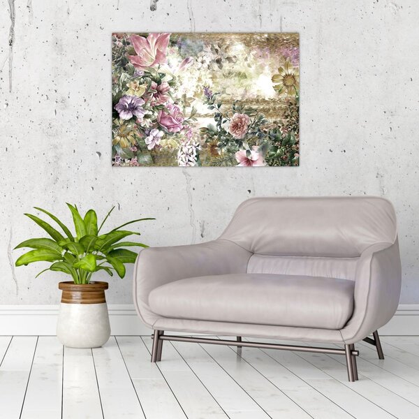 Obraz - Designové květiny (70x50 cm)