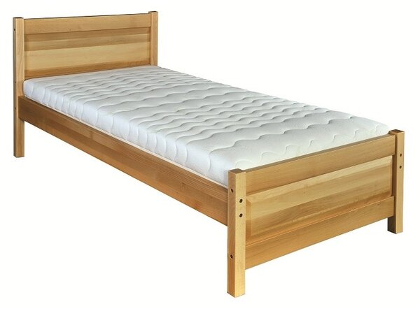 Drewmax Dřevěná postel 90x200 buk LK120 buk
