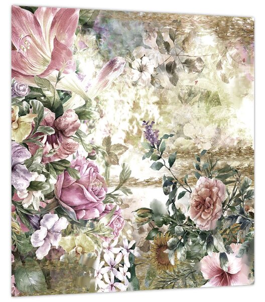 Obraz - Designové květiny (30x30 cm)