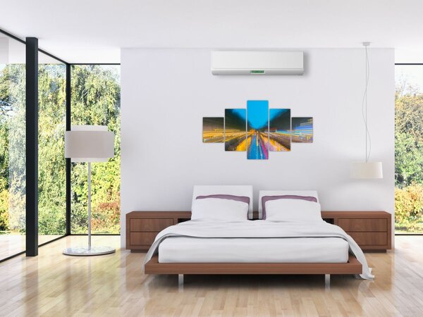 Obraz - Malba abstrakce (125x70 cm)