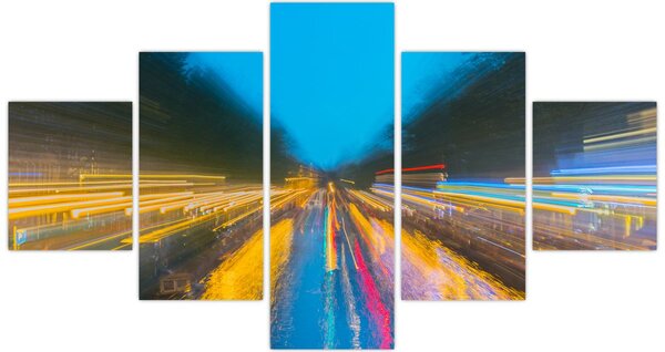 Obraz - Malba abstrakce (125x70 cm)
