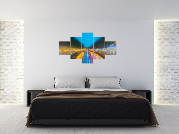 Obraz - Malba abstrakce (125x70 cm)