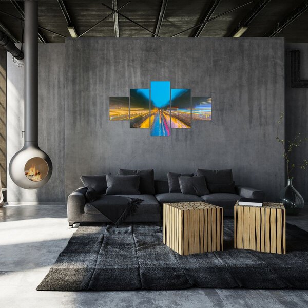 Obraz - Malba abstrakce (125x70 cm)