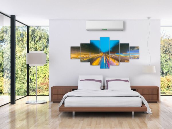 Obraz - Malba abstrakce (210x100 cm)