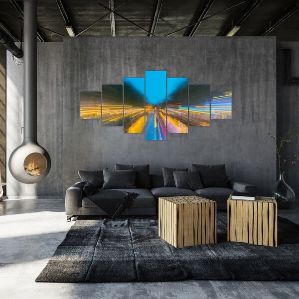 Obraz - Malba abstrakce (210x100 cm)