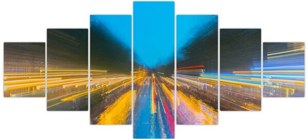 Obraz - Malba abstrakce (210x100 cm)