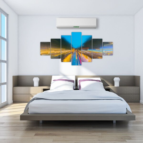 Obraz - Malba abstrakce (210x100 cm)