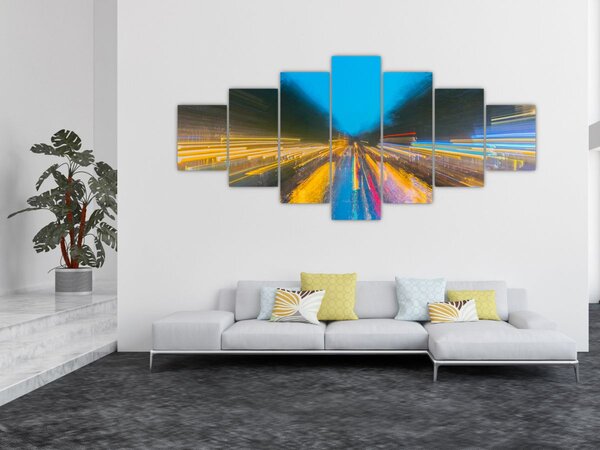 Obraz - Malba abstrakce (210x100 cm)
