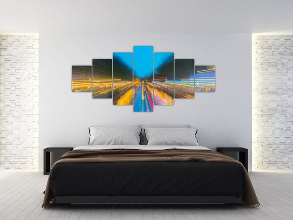 Obraz - Malba abstrakce (210x100 cm)