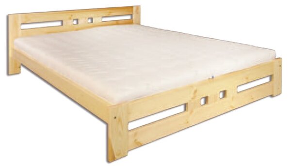 Drewmax Dřevěná postel 120x200 LK117 borovice