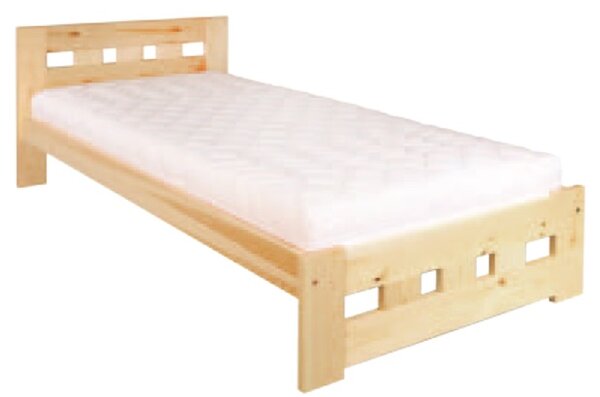 Drewmax Dřevěná postel 80x200 LK145 ořech