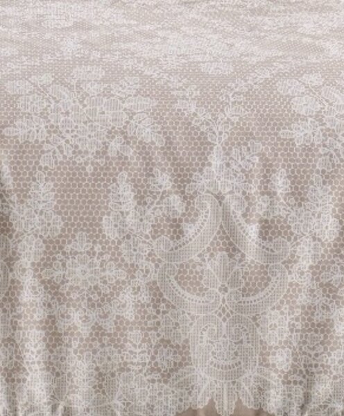 Povlečení bavlněné Ornament exclusive hnědý TiaHome - 1x Polštář 90x70cm, 1x Přikrývka 140x200cm