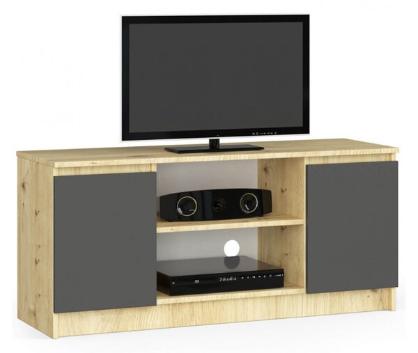 TV stolek RTV K120 dub artisan oak/grafit-šedá