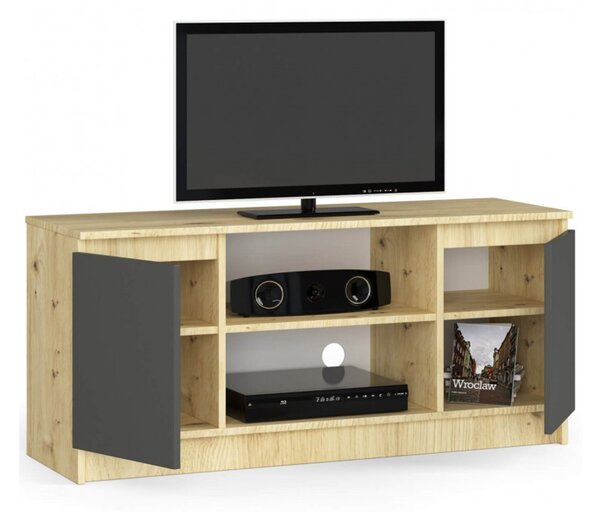 TV stolek RTV K120 dub artisan oak/grafit-šedá