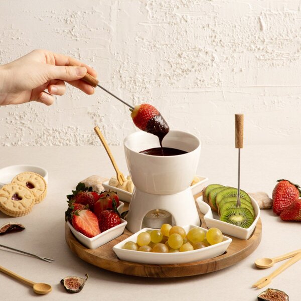 Sada na fondue MOOKA s otočným podstavcem 844169