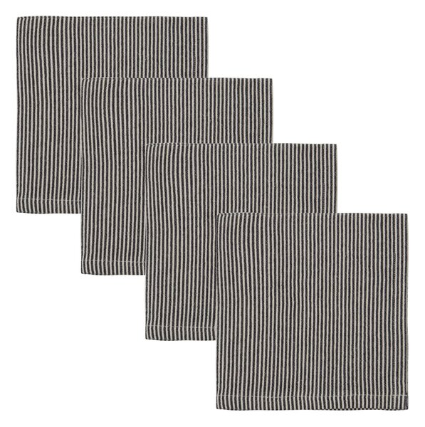 Bavlněné ubrousky Block 40 × 40 cm – set 4 ks