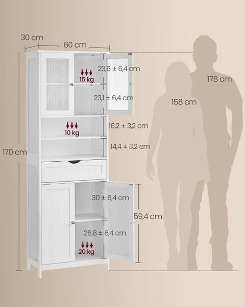 Koupelnová skříňka BBC768W01