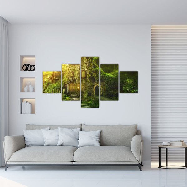 Obraz - Pohádkový les (125x70 cm)