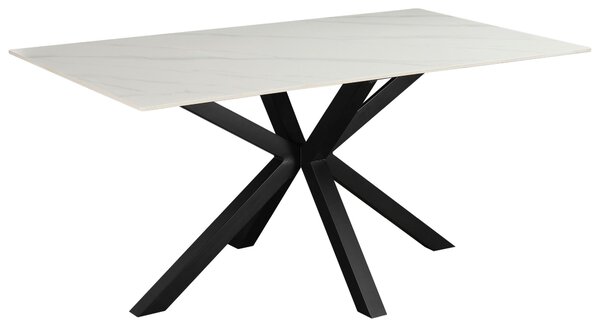 JÍDELNÍ STŮL, černá, bílá, 160/90/76 cm MID.YOU - Jídelní stoly, Online Only