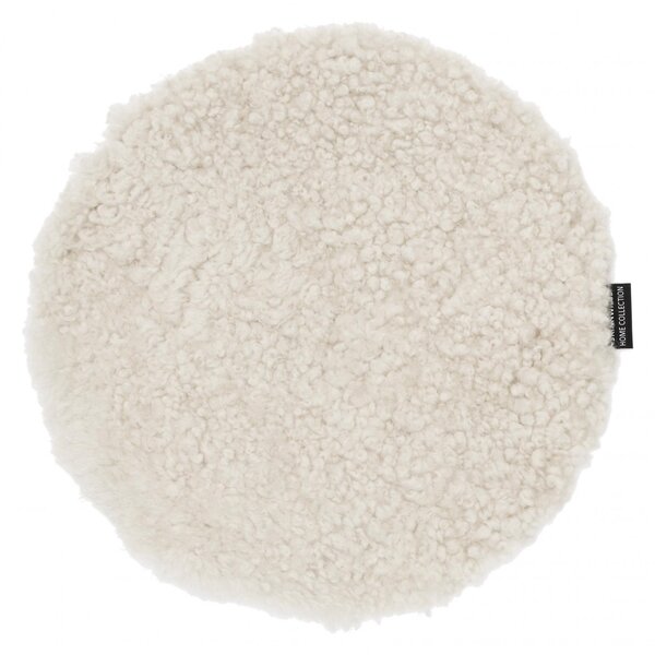 Skinnwille Home Collection Kožešina na židli Curly Beige, béžová, O34 cm
