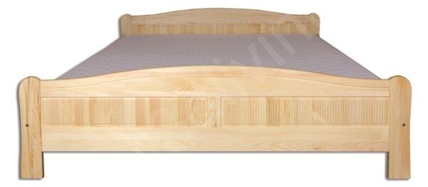 Drewmax Dřevěná postel 140x200 LK102 ořech