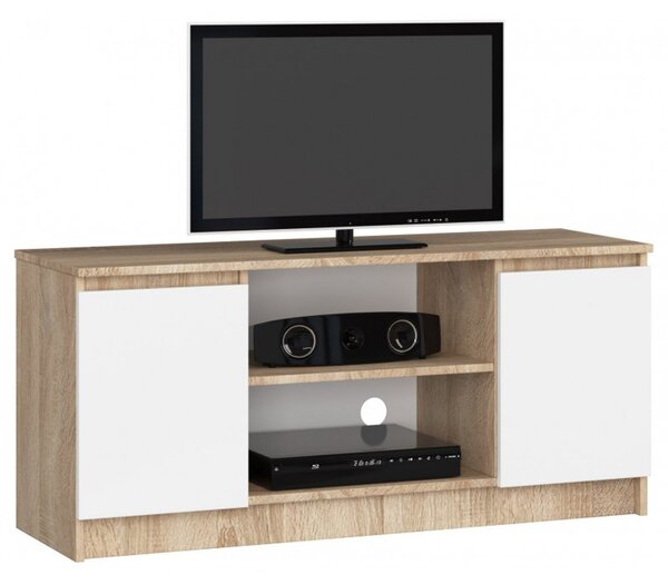 TV stolek RTV K120 dub sonoma/bílá