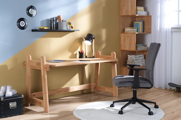 PSACÍ STŮL PRO MLÁDEŽ, jádrový buk, 140/70/75 cm MID.YOU - Online Only psací stoly & židle, Online Only