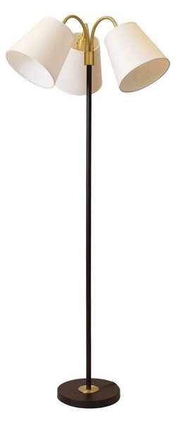 PR Home Stojací lampa Amy, černá/bílá, 3 žárovky, výška 150 cm, E27, Černá, Obývací pokoj / jídelna, kov, Skandinávský