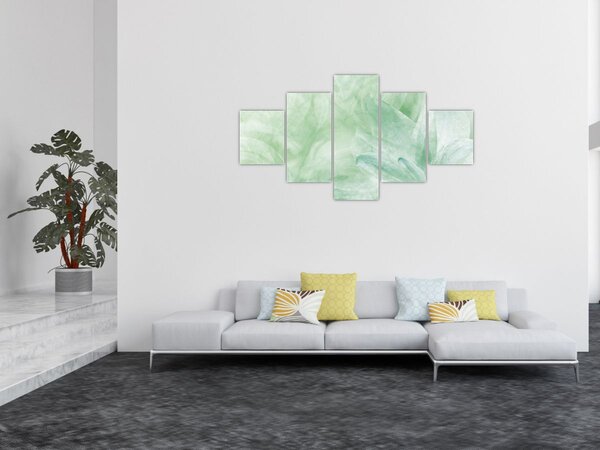 Obraz - Zelený květ (125x70 cm)