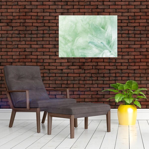 Obraz - Zelený květ (70x50 cm)