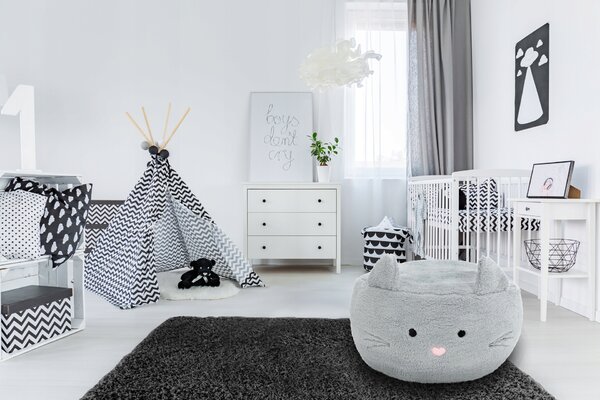 FIT Plyšový puf ANIMALS Vzor: Medvěd
