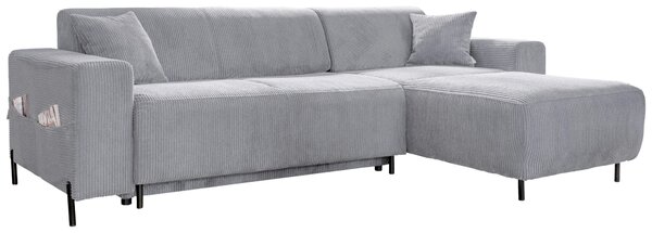 ROHOVÁ SEDAČKA, textil, světle šedá MID.YOU - Sedací soupravy, Online Only
