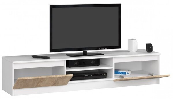 TV stolek RTV 160 bílá/dub sonoma