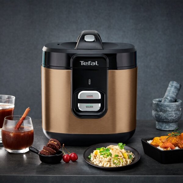 Tefal - Rýžovar COPPERTINTO 600/230V 2 l měděná