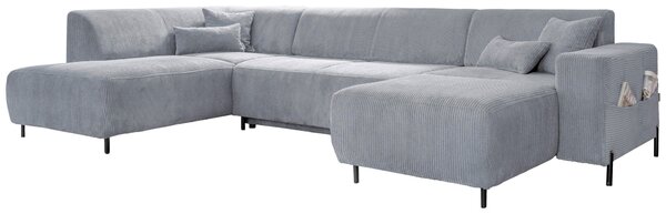 SEDACÍ SOUPRAVA, textil, světle šedá MID.YOU - Sedací soupravy, Online Only
