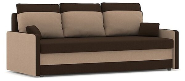 Velká rozkládací pohovka MILTON model 2 Hnědá/cappuccino