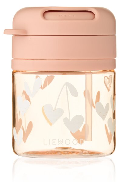 Dětská lahev s brčkem Pavia Sweethearts 280 ml