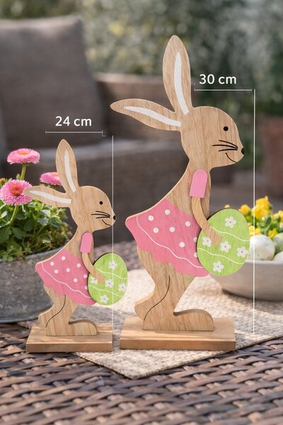 Zajíček s vajíčkem 30cm 4000078
