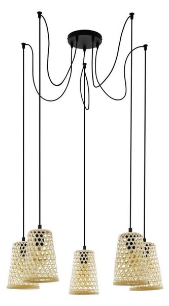 Eglo 43255 - Lustr na lanku CLAVERDON 5xE27/40W/230V