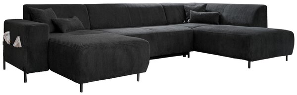 SEDACÍ SOUPRAVA, textil, tmavě šedá MID.YOU - Sedací soupravy, Online Only