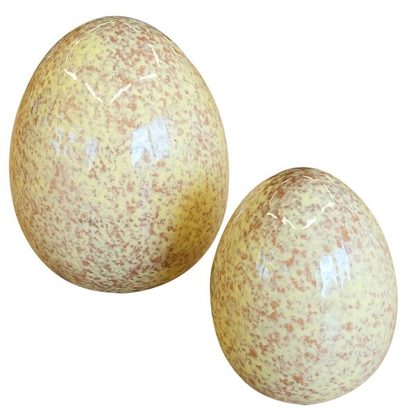 Vajíčko keramické žluté 4000340 9cm