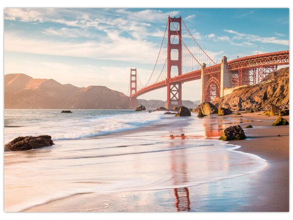 Obraz - Golden Gate Bridge (70x50 cm)