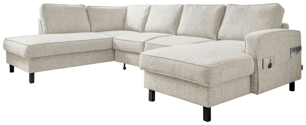 SEDACÍ SOUPRAVA, textil, béžová MID.YOU - Sedací soupravy, Online Only